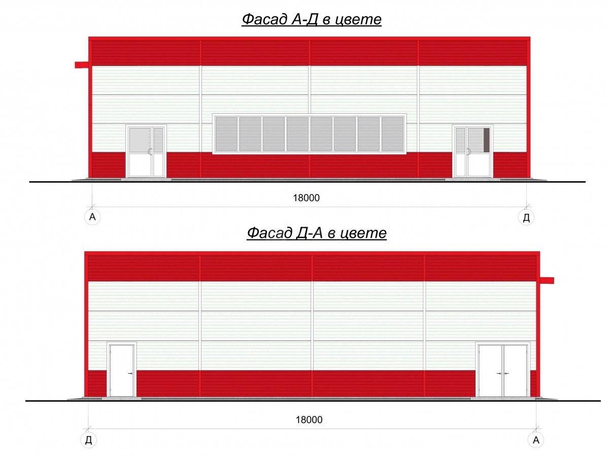 3D визуализация Магазин из сэндвич-панелей - фото 7