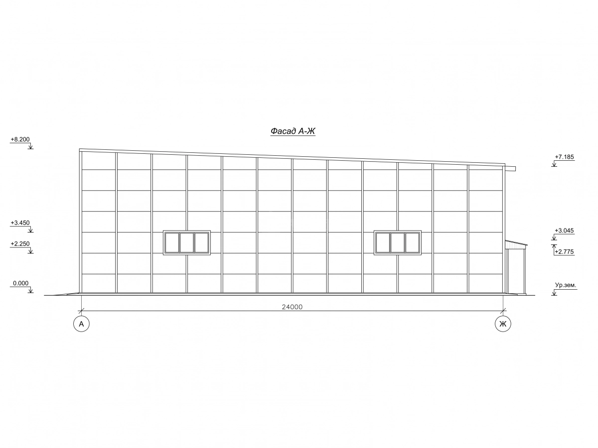 3D визуализация СТО с АБК из сэндвич-панелей - фото 24