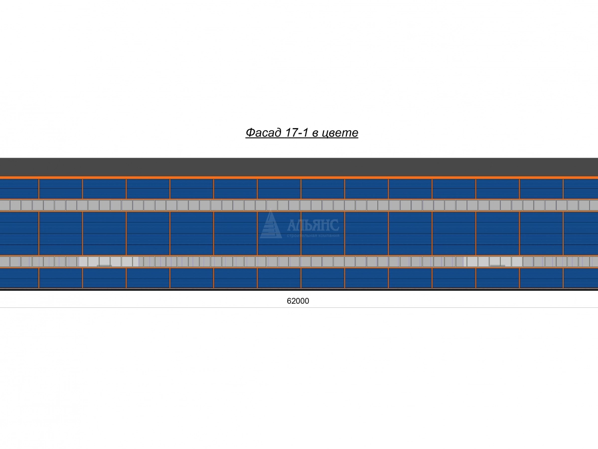 3D визуализация Производственный корпус из сэндвич-панелей - фото 14