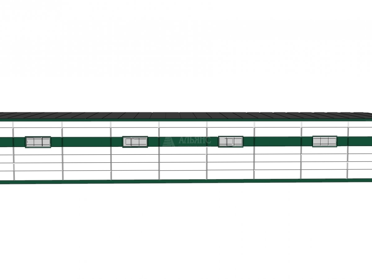 3D визуализация СТО из сэндвич-панелей - фото 13