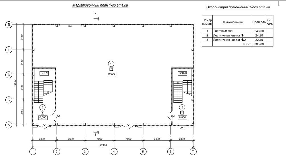 3D визуализация Проект двухэтажного магазина из сэндвич-панелей - фото 15