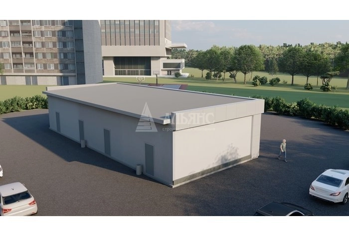 3D визуализация Павильон из сэндвич-панелей - фото 4